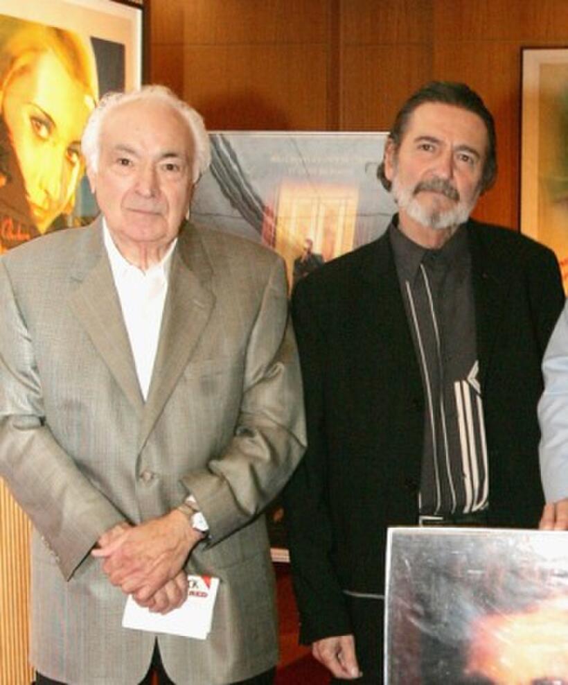 Al Ruscio and Brett Halsey at the California screening of "The Godfather Part III."