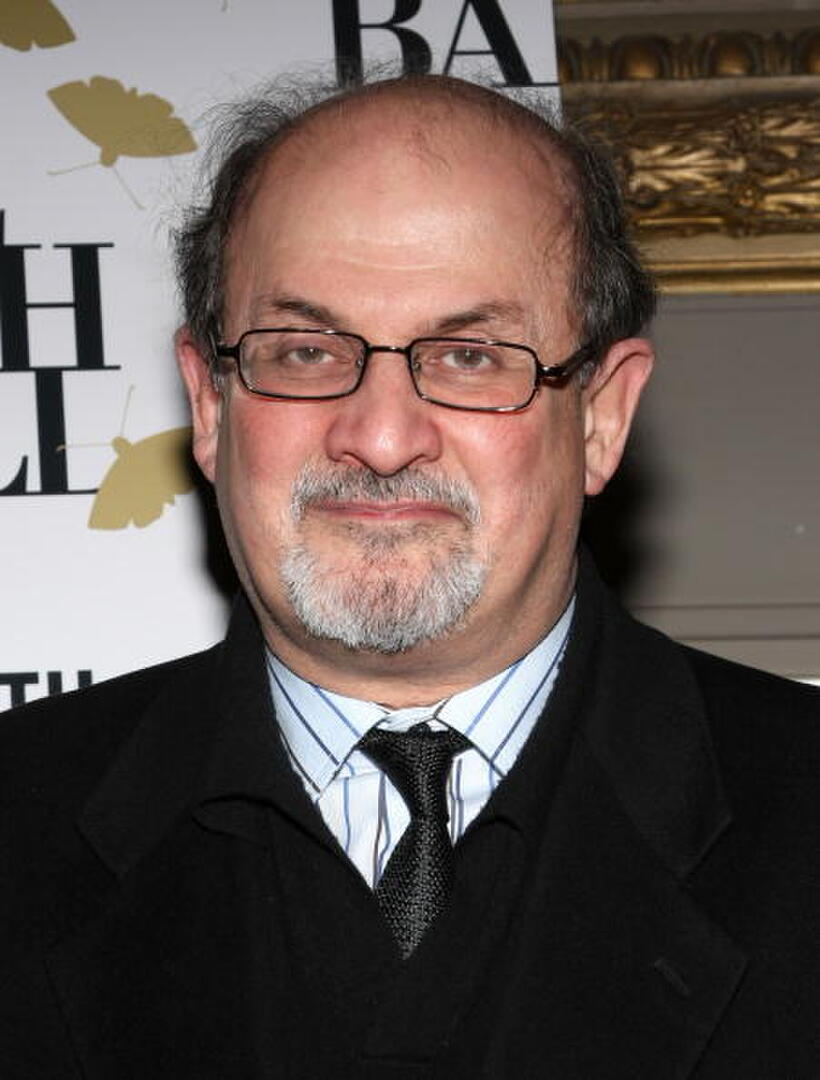 Salman Rushdie at the Annual Moth Ball literary and charity event.