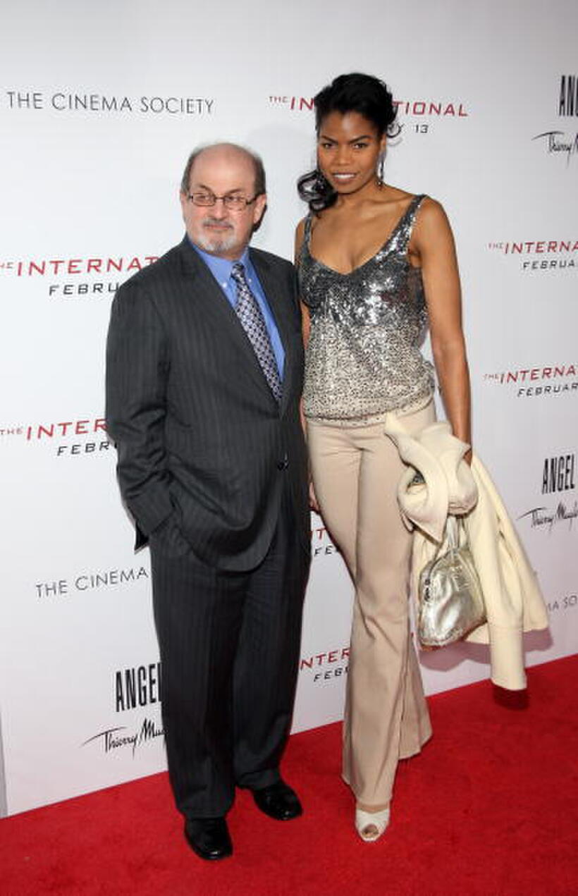 Salman Rushdie and Guest at the screening of "The International."