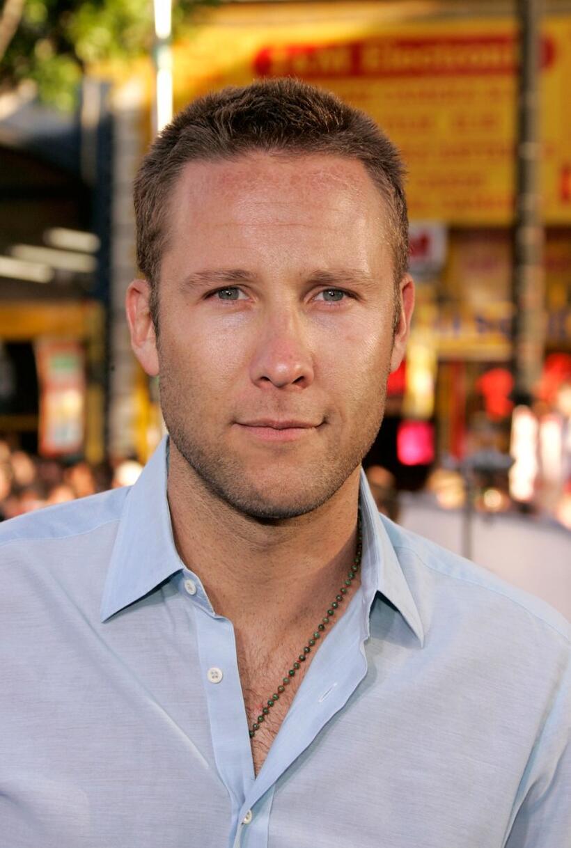 Michael Rosenbaum at the premiere of "Batman Begins."
