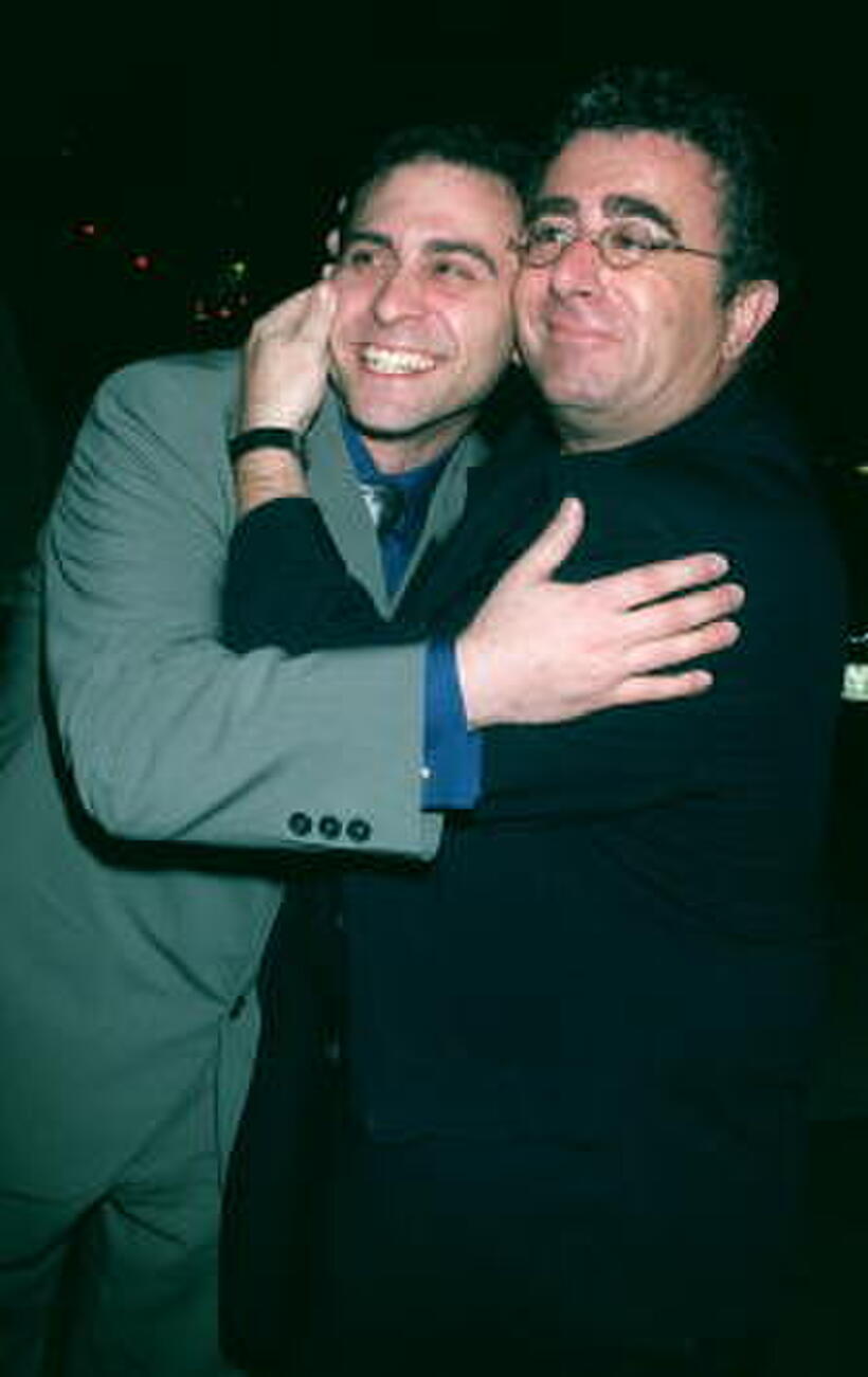 Saul Rubinek and companion at the premiere of "Club Land".