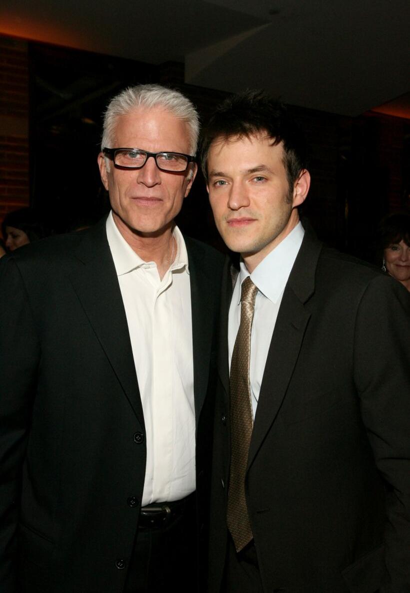 Ted Danson and Adam Rothenberg at the after party of the premiere of "Mad Money."