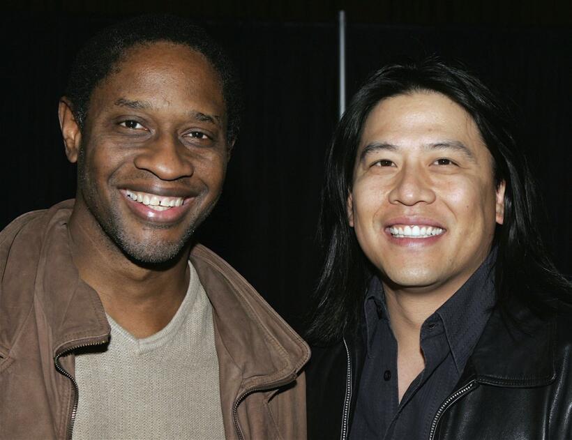 Tim Russ and Garrett Wang at the Grand Slam XIV: The Sci-Fi Summit.