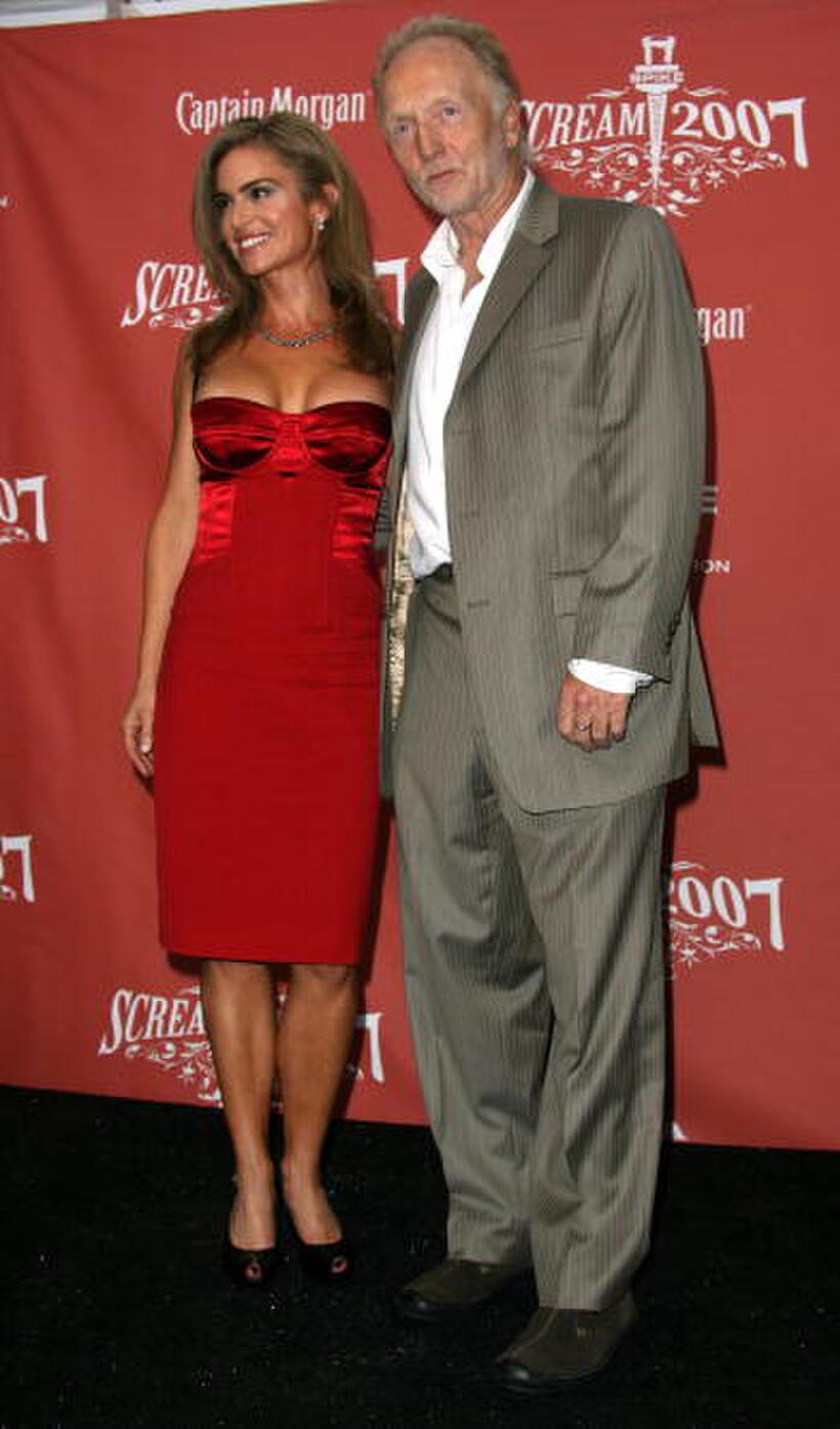 Betsy Russell and actor Tobin Bell at Spike TV's "Scream 2007" in L.A.