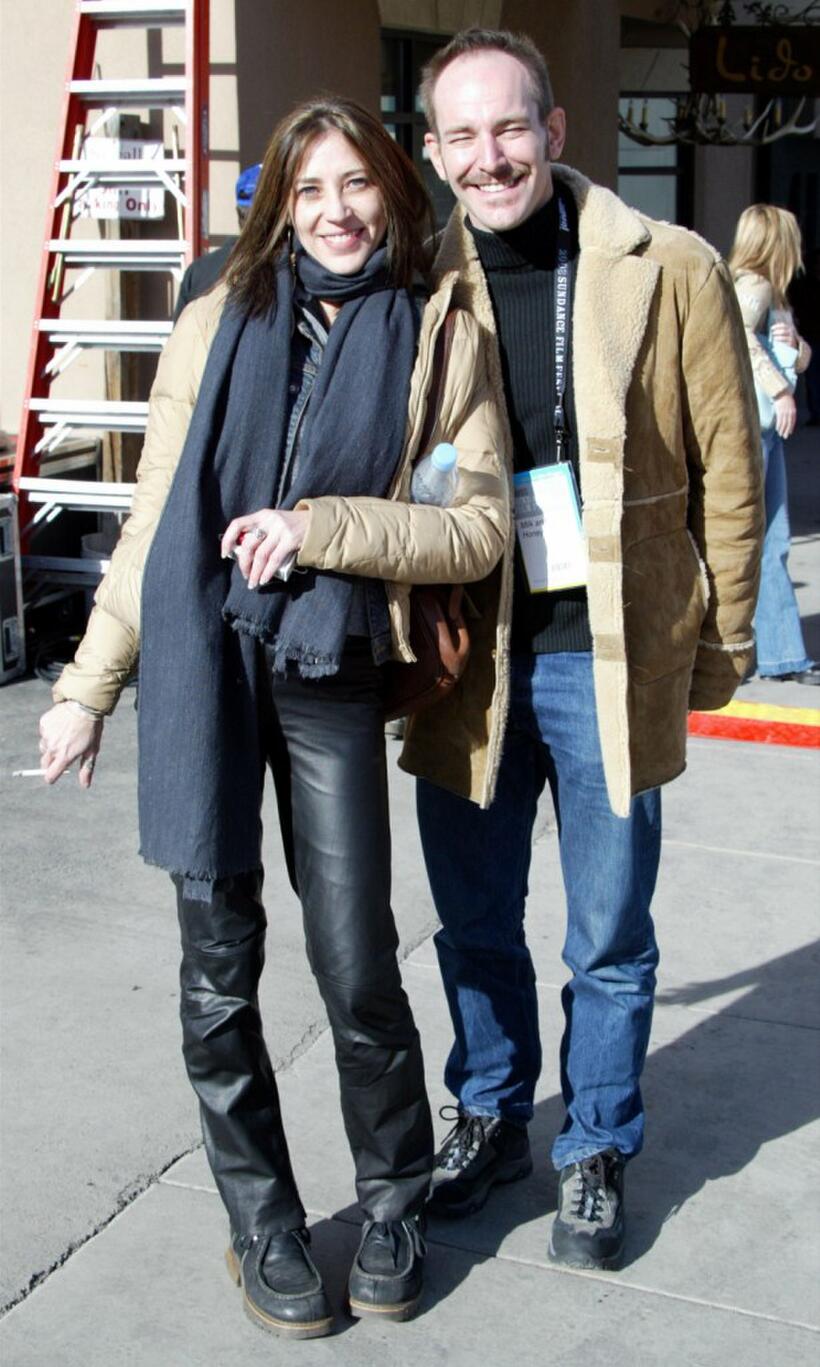 Kirsten Russell and Clint James at the 2003 Sundance Film Festival.