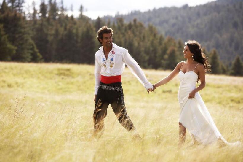Hrithik Roshan and Barbara Mori in "Kites."