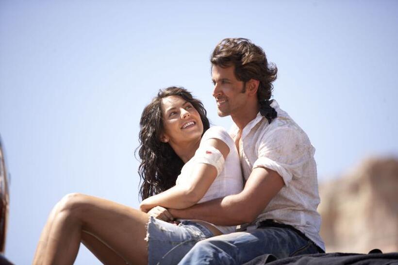Barbara Mori and Hrithik Roshan in "Kites."