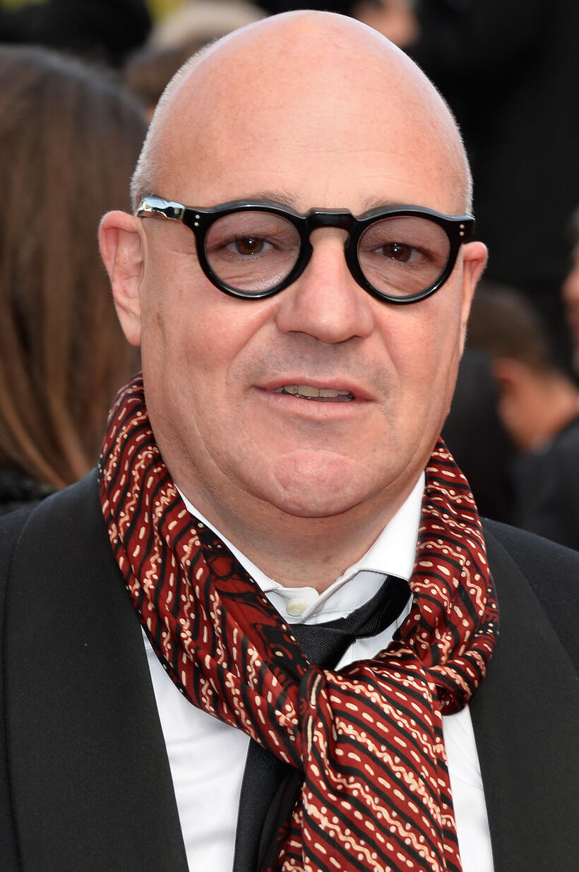Gianfranco Rosi at "The Unknown Girl" premiere during the 69th annual Cannes Film Festival.