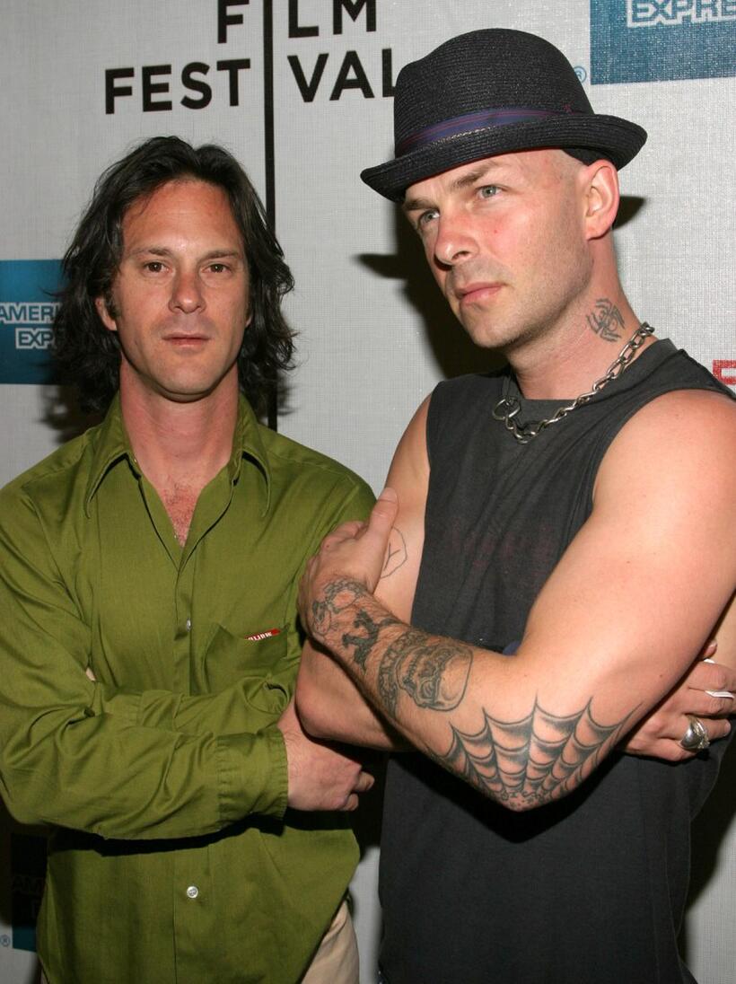 Dick Rude and Tim Armstrong at the Tribeca Film Festival.