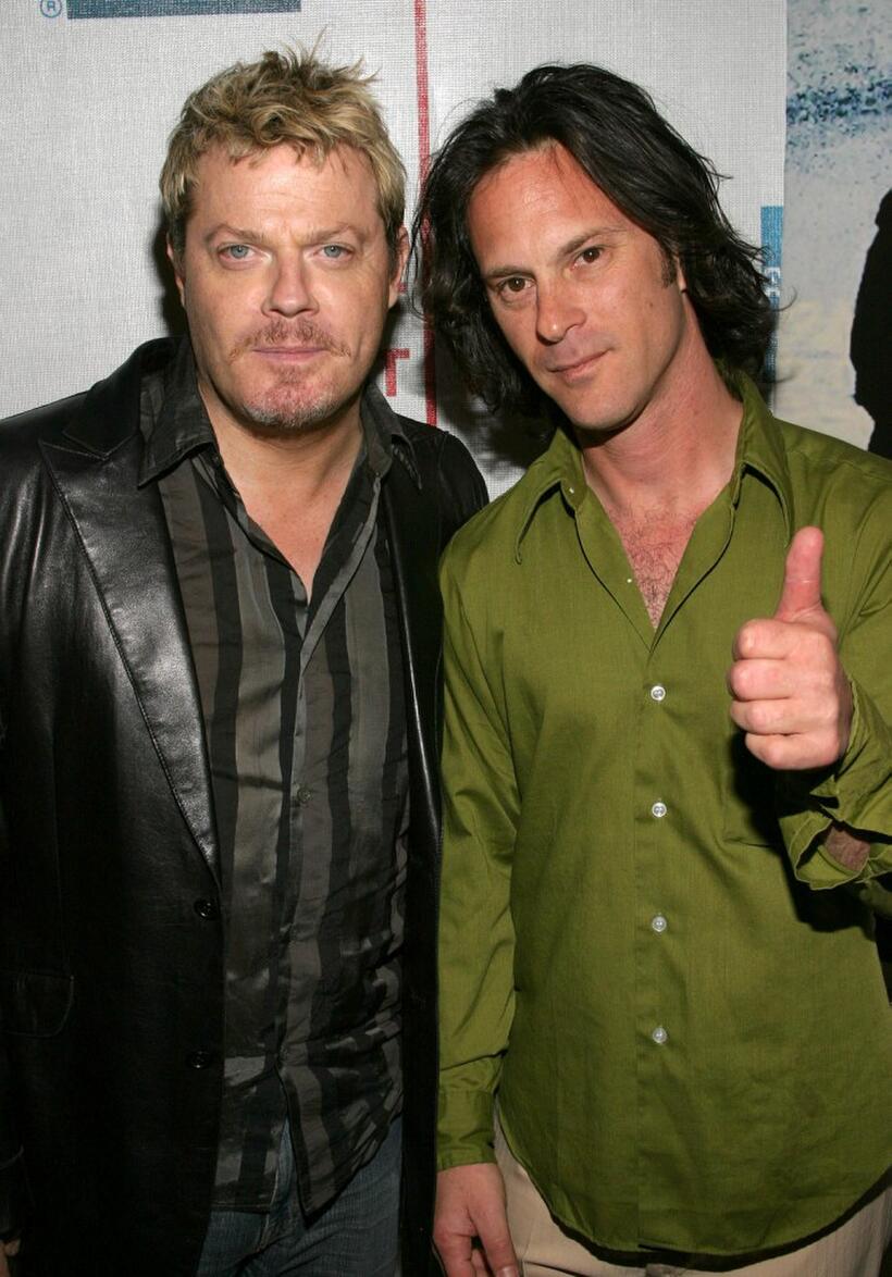 Eddie Izzard and Dick Rude at the Tribeca Film Festival.