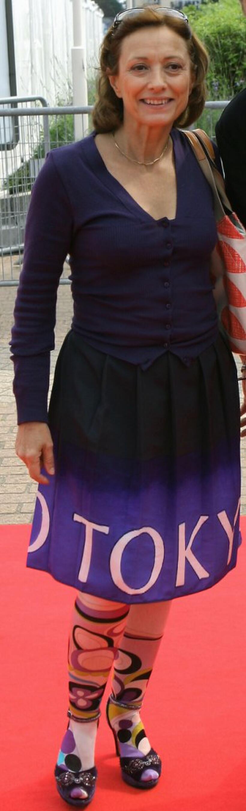 Brigitte Rouan at the premiere of "Edmond" during the 31st Deauville Festival Of American Film.
