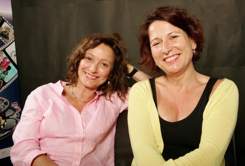 Brigitte Rouan and Diane Bertrand at the photo shoot during the Bangkok International Film Festival.