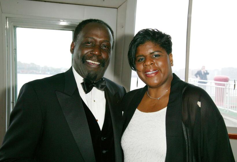 Richard Roundtree and Ruth Browne at the institute's 9th annual Sportsball and Awards Ceremony.