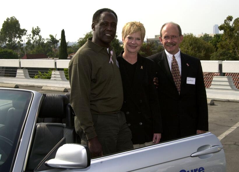 Richard Roundtree, Linda Kay Peterson and Jim Mc Dowell at the BMW Ultimate Drive for the Susan G. Komen Breast Cancer Foundation.