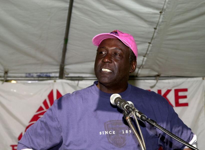 Richard Roundtree at the Sixth Annual Take-A-Hike for breast cancer research.