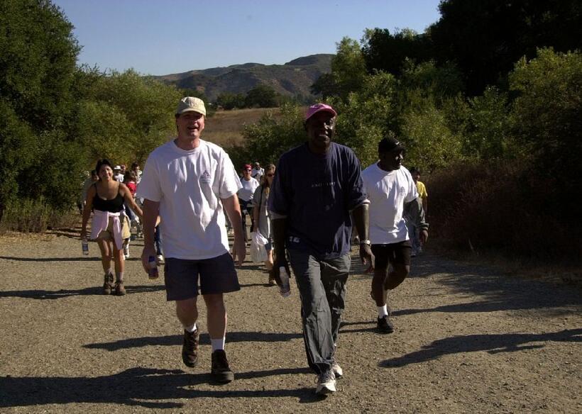 Richard Roundtree at the Sixth Annual Take-A-Hike for breast cancer research.