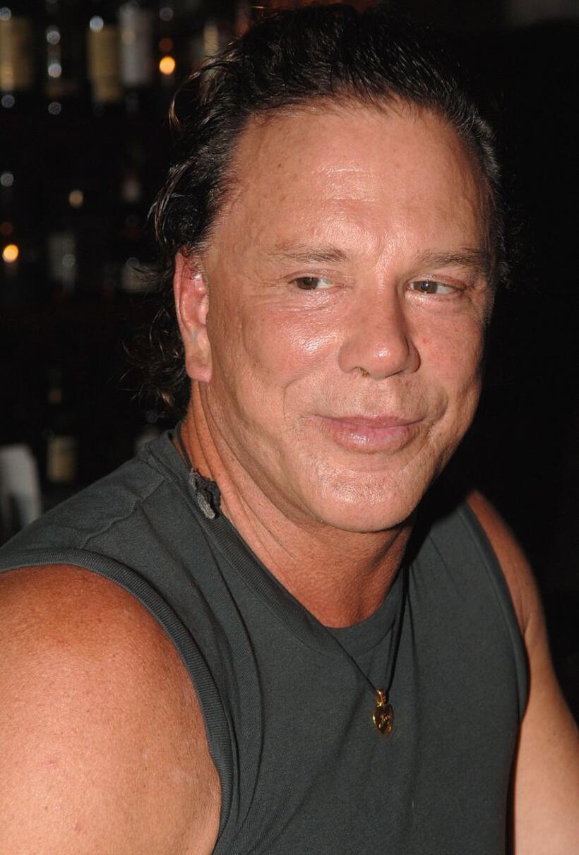 Mickey Rourke at the Raleigh Hotel in Miami, Florida.