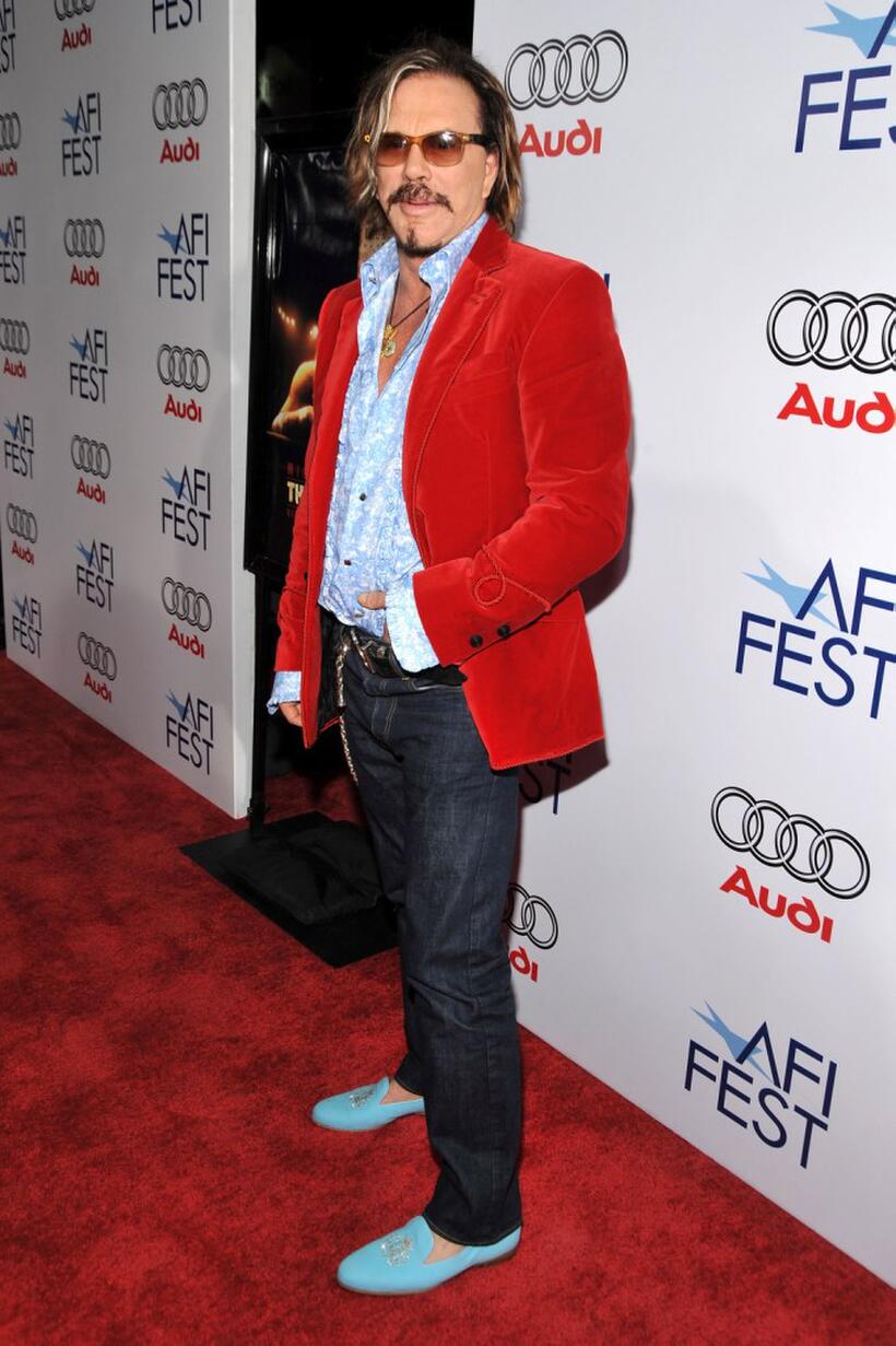 Mickey Rourke at the 2008 AFI FEST Centerpiece Gala screening of "The Wrestler."