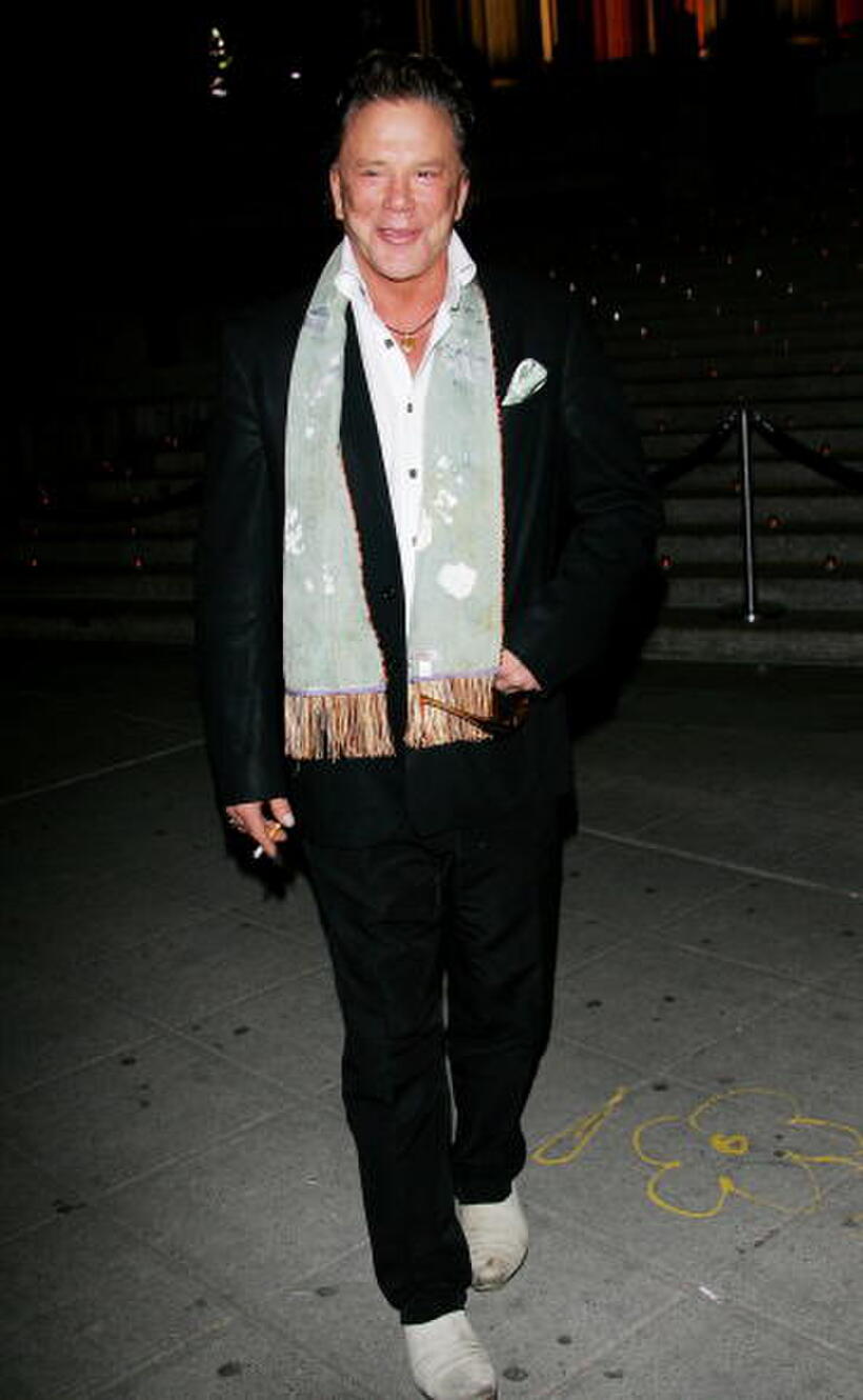 Mickey Rourke at the Vanity Fair Tribeca Film Festival Party.
