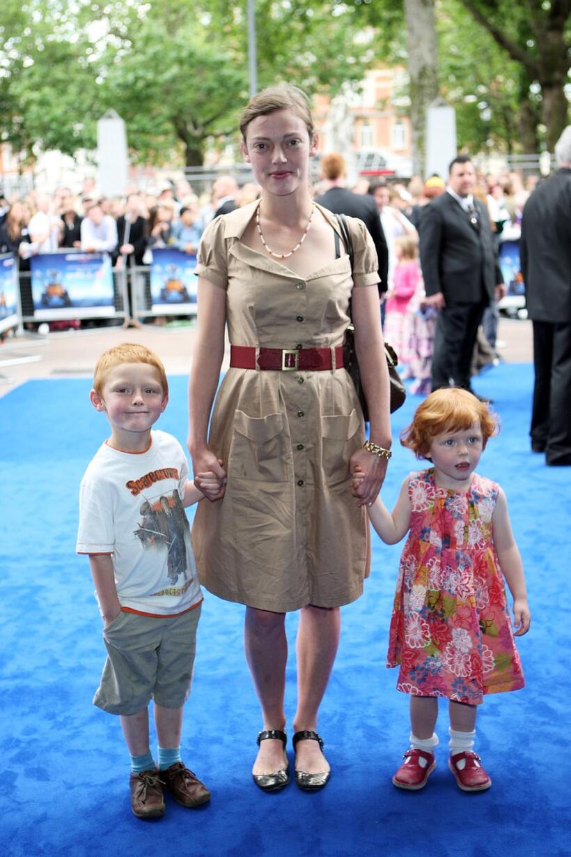 Camilla Rutherford at the UK premiere of "WALL-E."