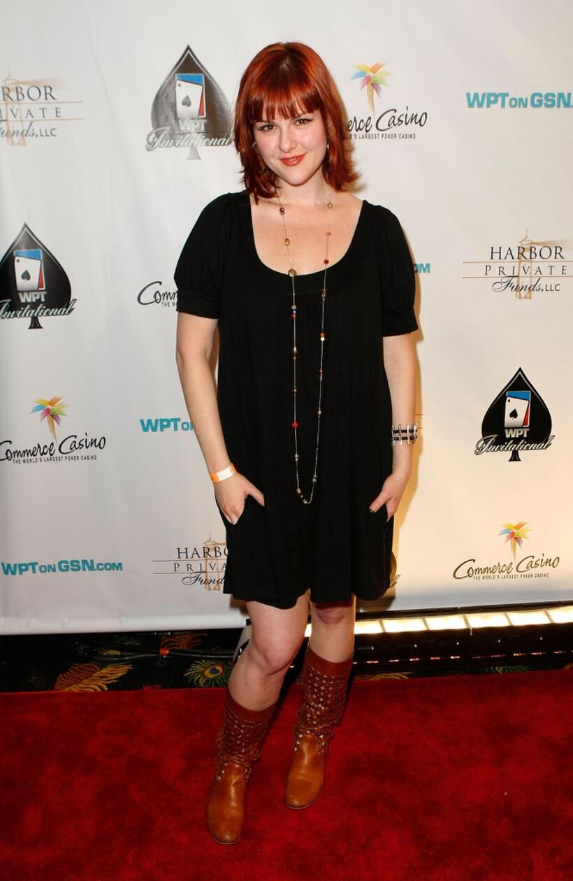 Sara Rue at the 6th Annual World Poker Tour Invitational Kick Off.