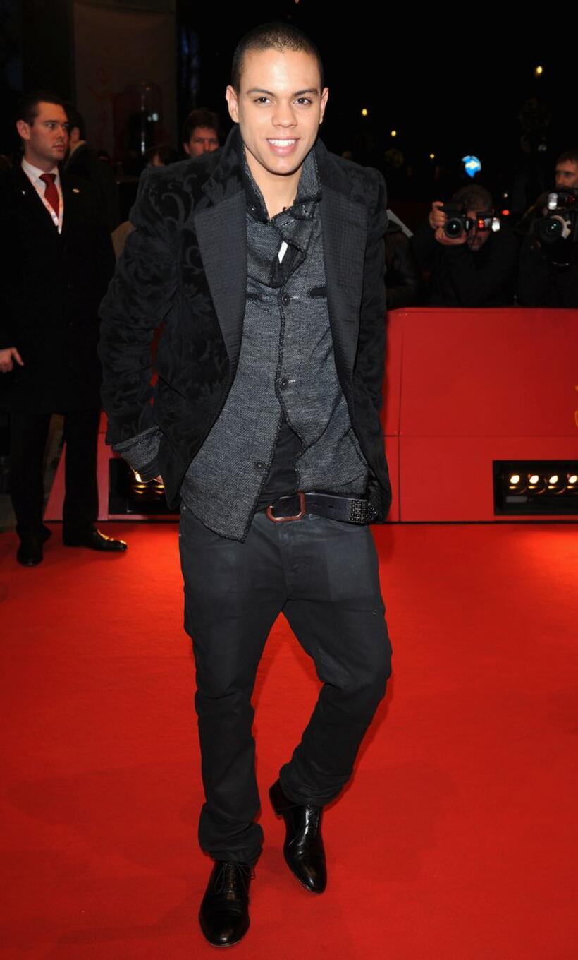 Evan Ross at the premiere of "Gardens Of The Night" during the 58th Berlinale Film Festival.