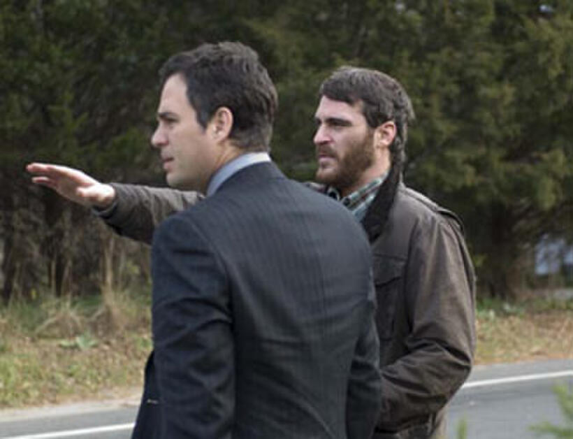 Mark Ruffalo and Joaquin Phoenix in "Reservation Road."