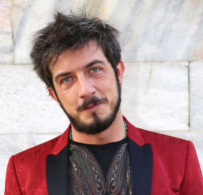Paolo Ruffini at the Roberto Cavalli show as a part of Milan Fashion Week Womenswear Spring/Summer 2014.