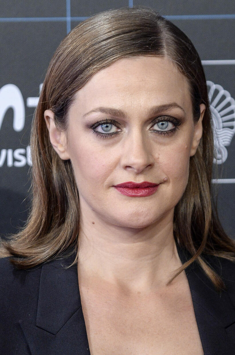 Eleni Roussinou at the "Love Me Not" photocall during the 65th San Sebastian Film Festival.