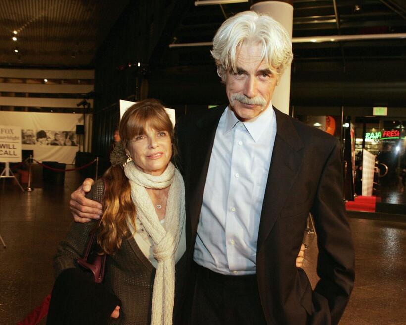 Katherine Ross and Sam Elliott at the premiere of "Thank You For Smoking."