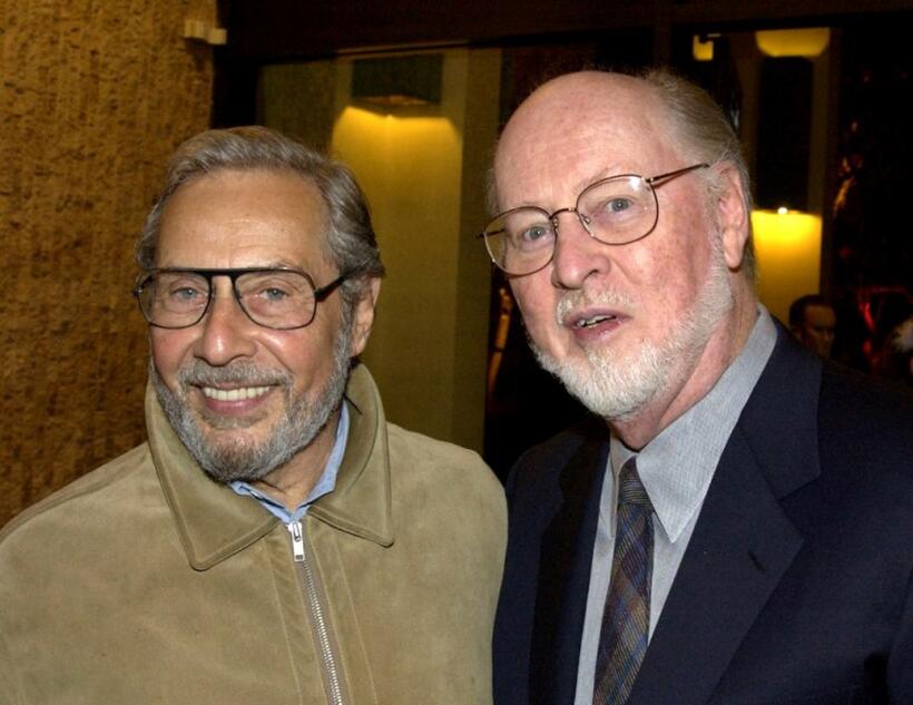 Mark Rydell and John Williams at the USC Dedication Ceremony.