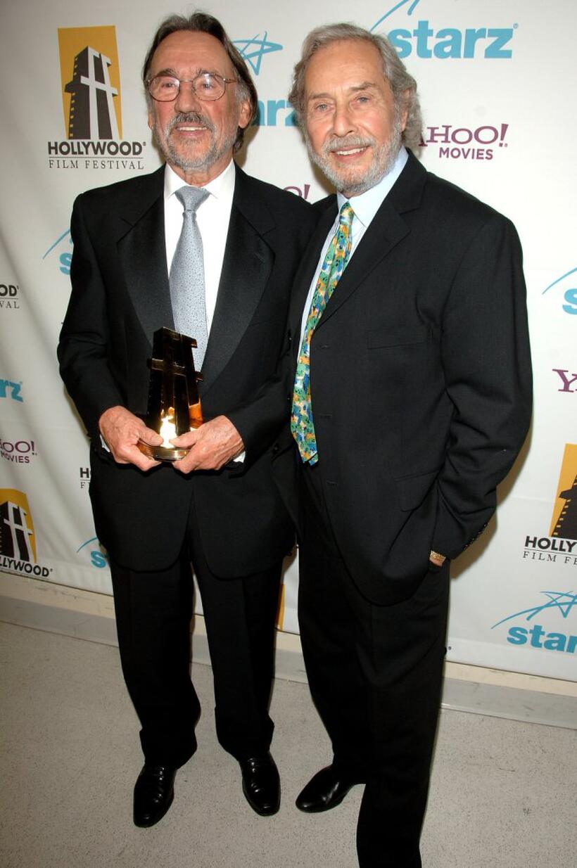Mark Rydell and Vilmos Zsigmond at the 10th Annual Hollywood Awards.