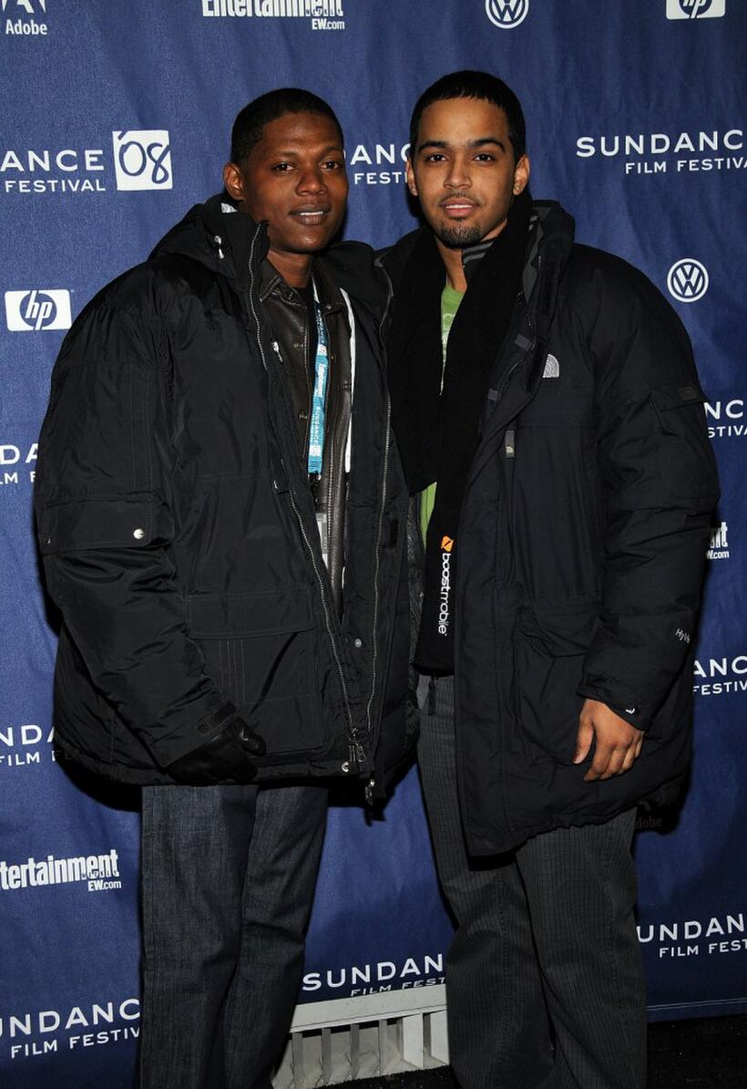 Algenis Perez Soto and Rayniel Rufino at the premiere of "Sugar" during the 2008 Sundance Film Festival.
