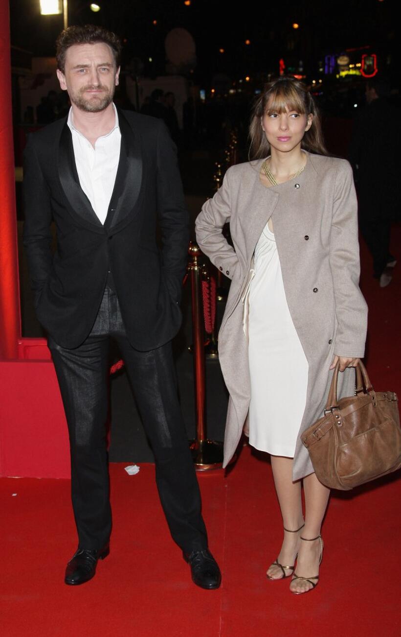 Jean-Paul Rouve and Benedicte Martin at the Cesar Film Awards 2008.
