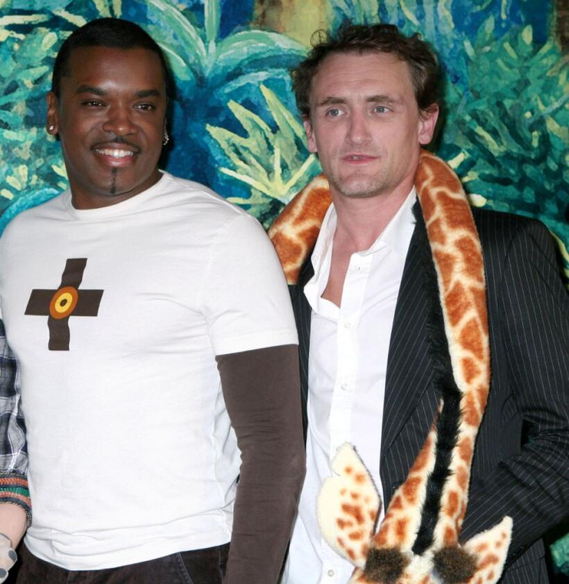 Anthony Kavanagh and Jean-Paul Rouve at the photocall of "Madagascar."