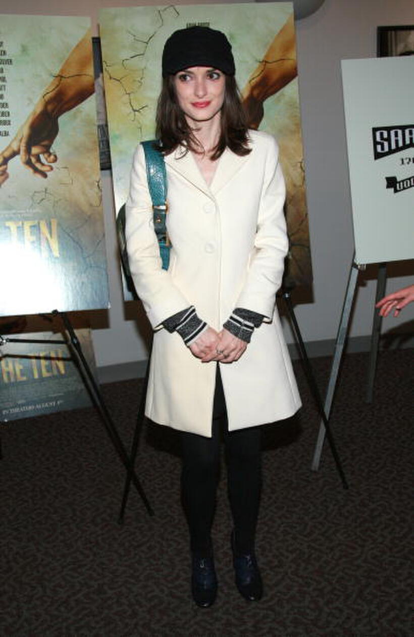 "The Ten" star Winona Ryder at the N.Y. premiere.