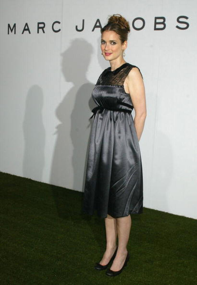 Winona Ryder at the block party in celebration of the opening of three Marc Jacobs stores on Melrose Place.