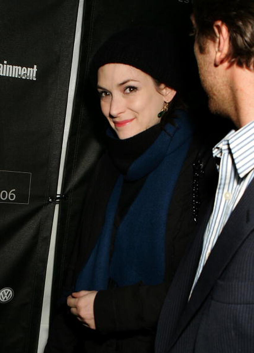 Winona Ryder at "The Darwin Awards" premiere during the 2006 Sundance Film. 