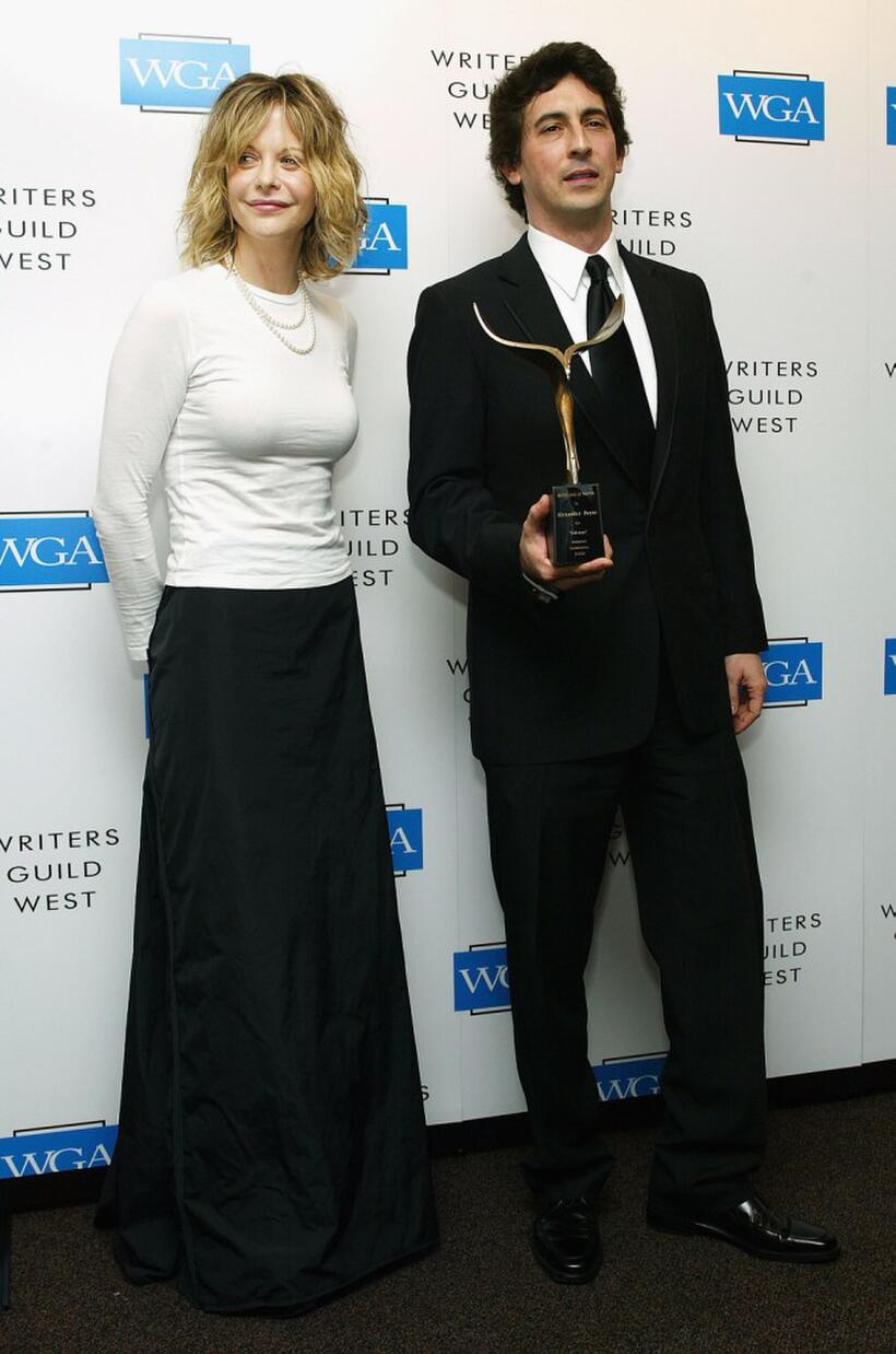 Meg Ryan and writer Alexander Payne at the 57th Annual Writers Guild Awards.