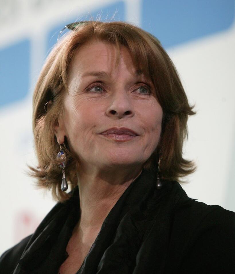 Senta Berger at the Frankfurt book fair.