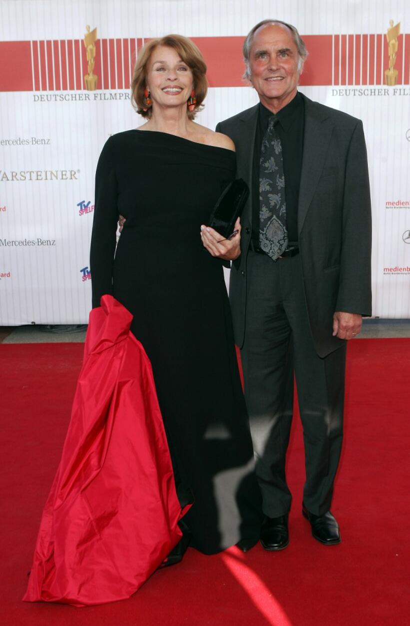 Senta Berger and husband Michael Verhoeven at the German Film Award.