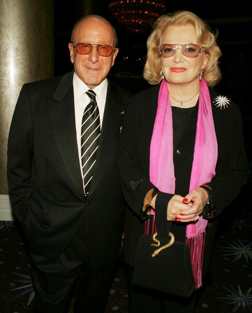 Gena Rowlands and Clive Davis at the 32nd Annual Vision Awards.