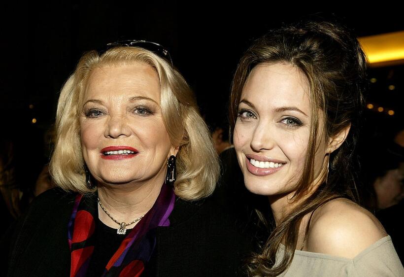 Gena Rowlands and Angelina Jolie at the world premiere of "Taking Lives".