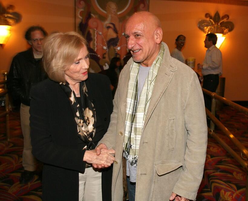 Eva Marie Saint and Ben Kingsley at the premiere of "Don't Come Knocking".