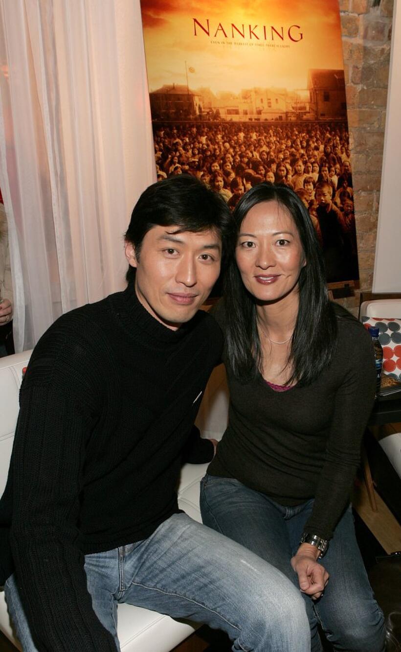 Sonny Saito and Rosalind Chao at the "Nanking" reception during the 2007 Sundance Film Festival.