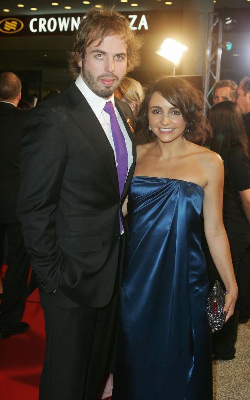 Angus Sampson and Pia Miranda at the Inside Film Awards.