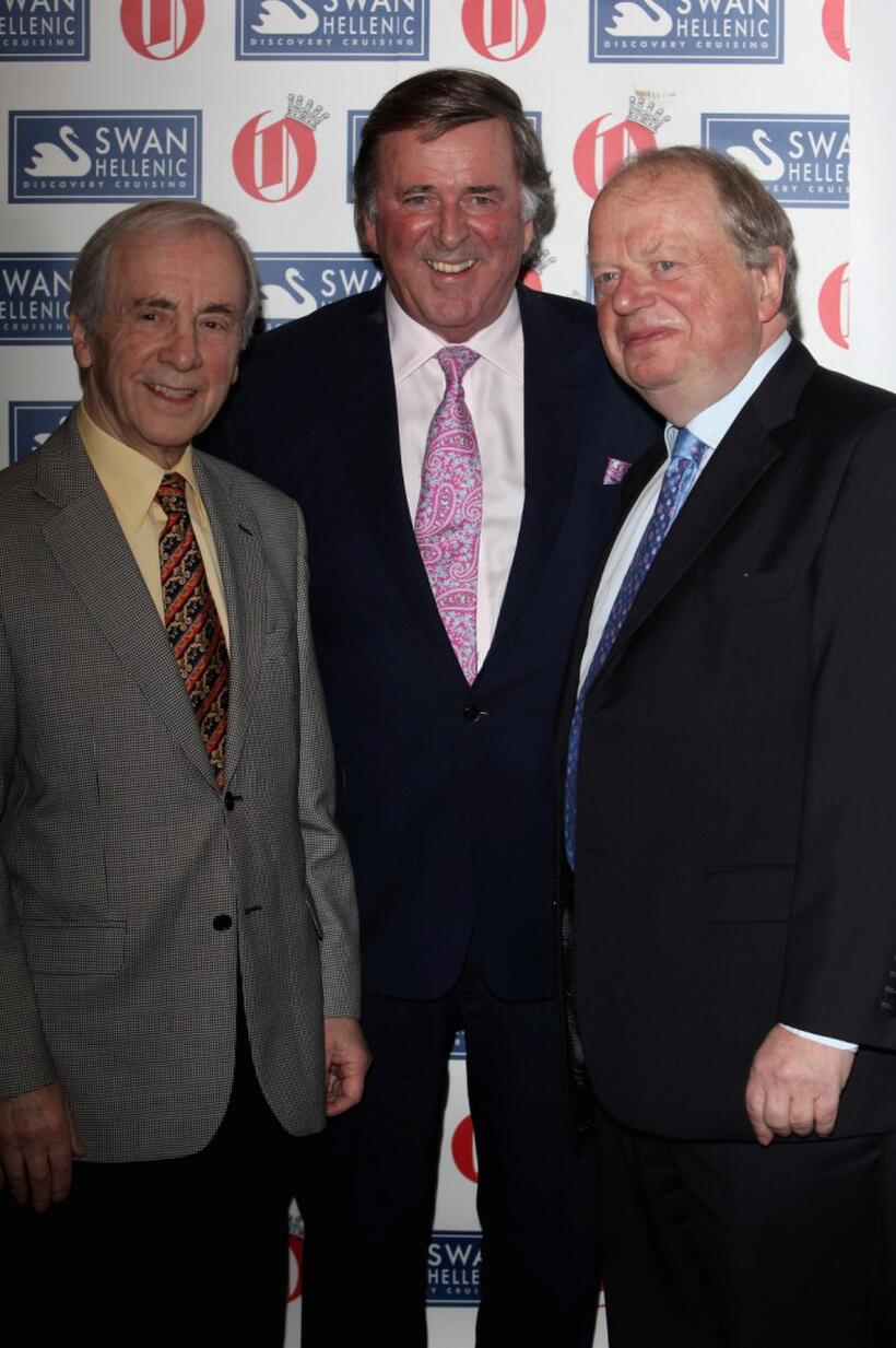Andrew Sachs, Terry Wogan and John Sergeant at the Oldie of the Year Awards.
