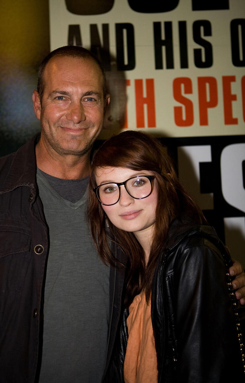 Martin Sacks and Emily Browning at the opening night of 2008 St Kilda Film Festival.