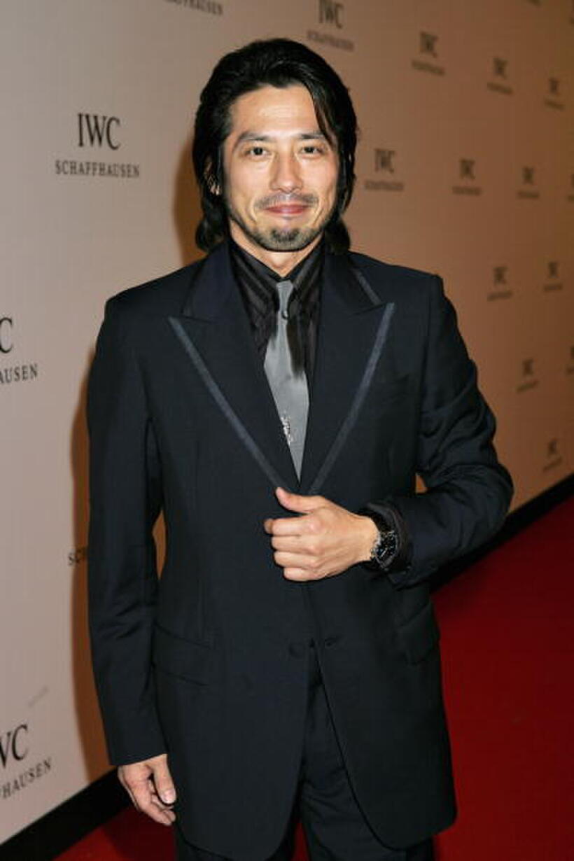 Hiroyuki Sanada at the IWC Da Vinci Launch party in Geneva.