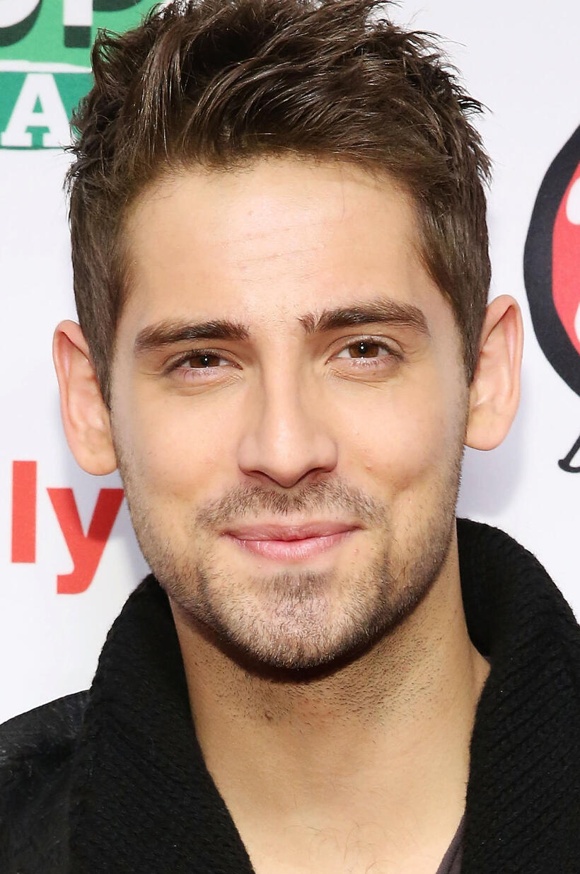 Jean-Luc Bilodeau at ABC's '25 Days of Christmas' celebration in New York City.